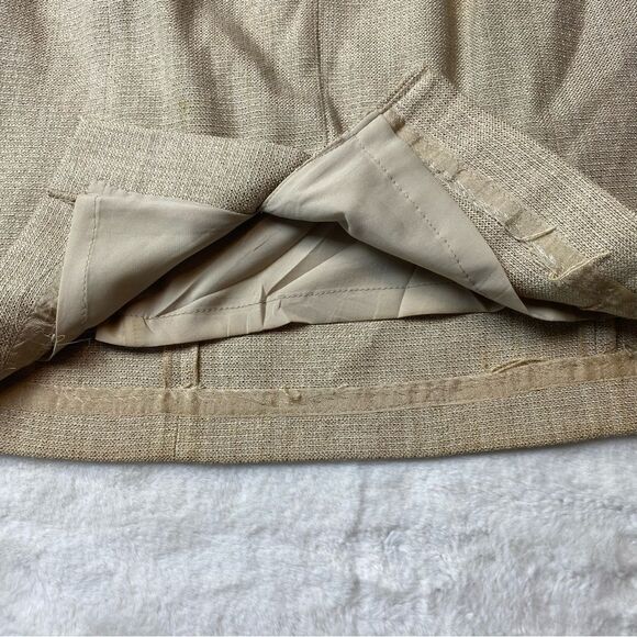 Classiques Entier Sleeveless Dress Neutral/Taupe Size 4 - Picture 10 of 13